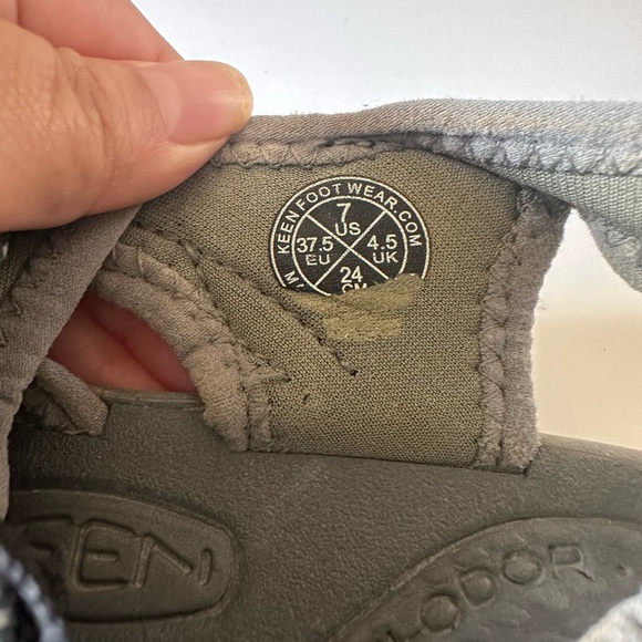 Keen Gray Black Outdoor Sandals size 7 - Picture 3 of 6